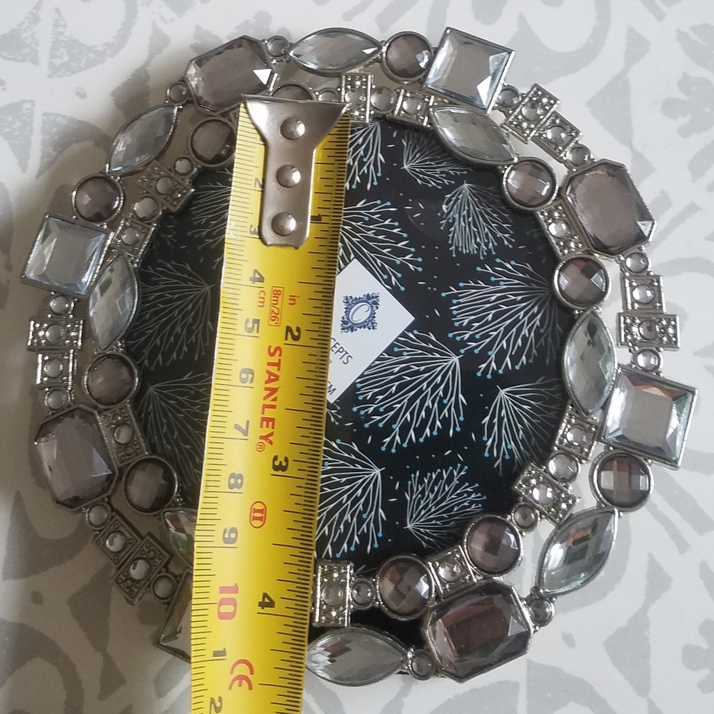 Picture Photo Frame With Chunky Clear Rhinestones - Picture 9 of 10